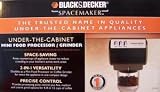 BLACK & DECKER SPACEMAKER COFFEE BEAN GRINDER/CHOPPER – CASE PACK OF 4