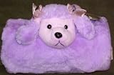 Plush Purple Poodle Purse