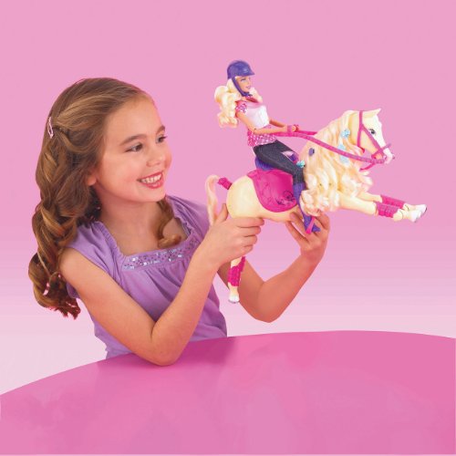 Imagen 2 de Barbie - Muñeca y caballo Campeón [Versión en inglés]