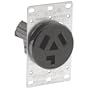 PASS & SEYMOUR 388 Single Surface Dryer Receptacle (3-wire)