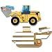 Einladungskarten in Radladerform, 6 St�ck, f�r Kinder Mottoparty // Baustelle Bauarbeiter Radlader Bagger Einladung Karte Geburtstag Party