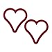 Silicone Solutions Heart Pancake Mold 2-pk.
