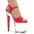 7.5 Inch Women's Sexy Evening Shoe Gambling Casino Shoe Dancer Shoe With Dice Heel