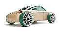 Manhattan Toy AutomobloxS9 Green Mini Sedan