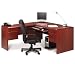 Bordeaux L Shaped Desk Willow Creek II Collection by Bestar Office Furniture - OFG-LD0057