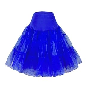 Flora Women's 50s Vintage Rockabilly Petticoat, 25