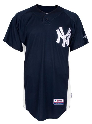 NY Yankees Majestic MLB BP Jersey YOUTH MD