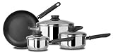 7pcs Stainless Steel Cookware Set with Nonstick Frypan