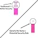 Goldistock Select Series with Box - Tyvek Wristbands Day Glow Neon Pink 500 Count - 3/4