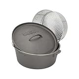 Bayou Classic 74xx Dutch Oven with Perforated Basket