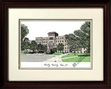 Bradley University Alma Mater Alma Mater 14x18 Lithograph in Mahogany Frame