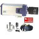 VideoSecu 1/3" Sony CCD Day/Night CCTV Security Body Camera Kit with Free Bracket free 3.5-8mm lens, Power Supply, 100ft Video Power Cable SC15GLKC free surveillance DeCal 1OR