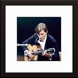 Antonio Carlos Jobim Custom Framed And Matted Color Photo (Guitar) Total Size: 20x20 Inches