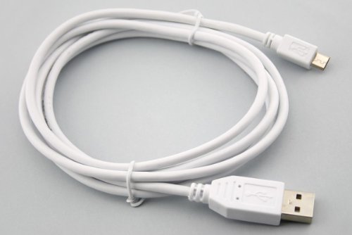 weißes USB 2.0 Datenkabel 1,8