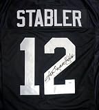 Ken Snake Stabler Autographed Oakland Raiders Black Jersey PSA/DNA