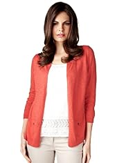 Per Una Floral Lace Mock Layered Knitted Top