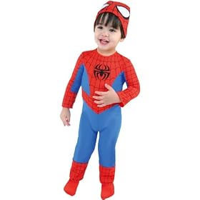 Child Spiderman Super Hero Costume 3/5yrs