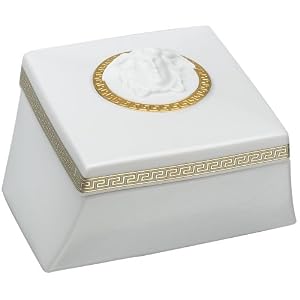 Versace by Rosenthal Gorgona Porcelain Square Covered Box