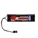 Tenergy NiMH Receiver Battery Pack with Hitec Connectors 9.6V 2000mAh High Capacity Futaba Battery Pack, Square NT8S600B Rechargeable Battery Pack for RC Receivers, Airplanes, and More