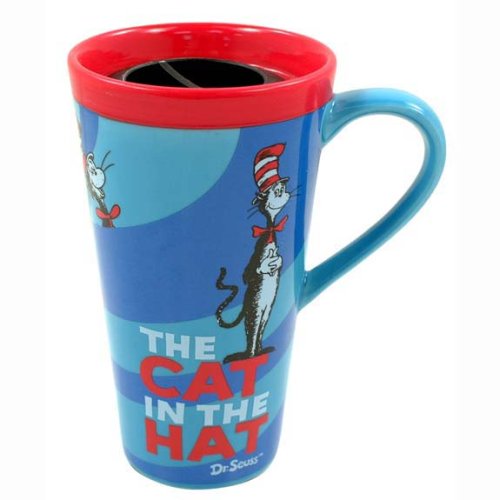 Dr Seuss - Cat In The Hat 14 oz Travel Mug by Old Glory