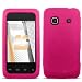 Solid Hot Pink Silicone Skin Gel Cover Case For Samsung Galaxy Prevail M820