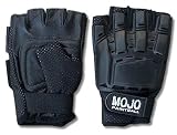 MOJO Leather Half Finger Paintball Gloves- Small