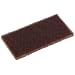 Glit 27109 TN Industrial Maroon Pad, Synthetic Blend Resin, 6" Length x 3" Width (Case of 100)