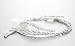 Beautiful Inspirational Angel Wing Charm Bracelet Silver Tone on a Message Gift Card