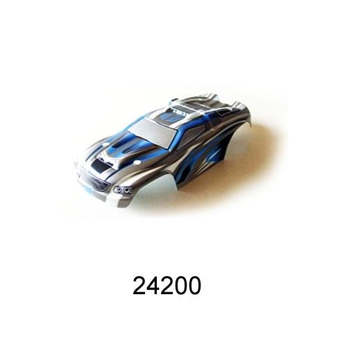 Truggy Body- Silver+blue For Sumo Rc Truggy Body- Silver+blue For Sumo Rc
