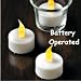 12 Flickering Candle Set Runs on Batteries Flickers Like a Real Candle Battery Operated Tealight Candles Flameless Candle Wedding Tea Light One Dozen Long Lasting Batterry Life