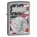 Zippo The Face Of Liberty Emblem 自由の女神 国旗 ジッポ 21074