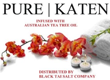 Black Tai Exotic Himalayan Salt Medium Infused with Australian Tea Tree Oil 20 LBS