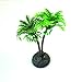 uxcell 2 PCS Plastic Coco Tree Plants for Fish Tank Aquarium Deocr