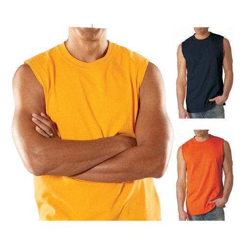 Gildan - Adult Ultra Cotton Sleeveless Shooter T-Shirt (G2700)