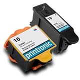 Kodak 10 Compatible Remanufactured Combo Pack - 1 Black & 1 Color Ink Cartridges