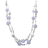 Opalite & Cultured Freshwater Pearl Necklace, 17
