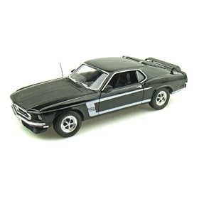 1969 Ford Mustang BOSS 302 1 18 Black from ABC Boat Parts