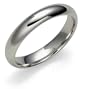 Platinum 4mm Comfort Fit Plain Band