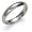 Platinum 4mm Comfort Fit Plain Band, Size 4
