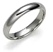Platinum 4mm Comfort Fit Plain Band