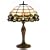 Tiffany-Style Semi-Baroque Table Lamp