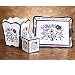 BLUE DANUBE WOOD TISSUE BOX CUBE
