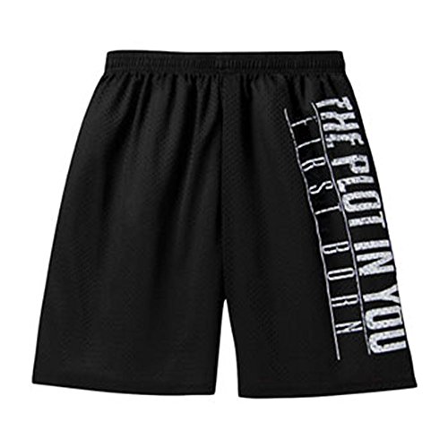Plot In You Men's First Born Gym Shorts Small Black