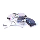 Review   / Rimless Fashion Aviator, Available in four colors