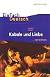EinFach Deutsch ...verstehen. Interpretationshilfen: EinFach Deutsch ...verstehen: Friedrich Schiller: Kabale und Liebe
