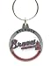 Zinc MLB Team Logo Key Ring - Atlanta Braves