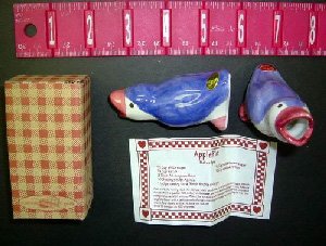 Porcelain Bluebird Pie Bird