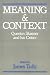 Meaning and Context: Quentin Skinner and His Critics