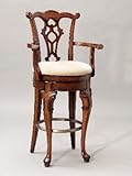 Jamestown Landing Cherry Finish Bar Stool Pair
