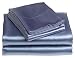 Scent-Sation Charmeuse 300-Thread-Count Satin Standard Pillowcase Pair, Smoke Blue